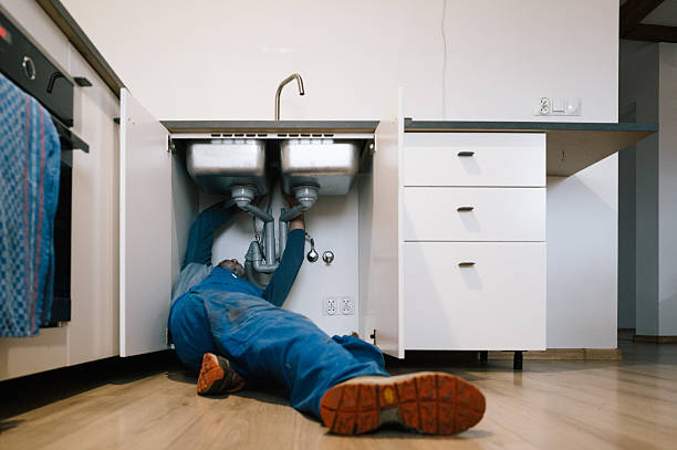 Professional Drain Cleaning technician working in Richmond, IN
